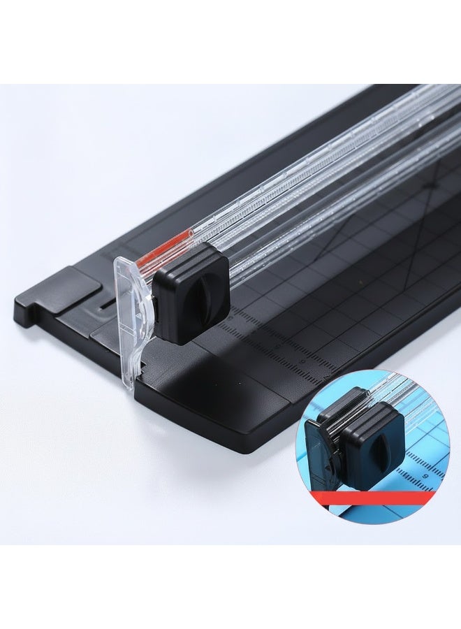 قاطع ورق محمول A3/A4 – أداة قطع دقيقة مع خطوط شبكة لقص مثالي في كل مرة، خفيف الوزن وسهل الاستخدام، مثالي للمكتب، المنزل، مستلزمات المدرسة، الحرف، وتقديم الهدايا - Image 2